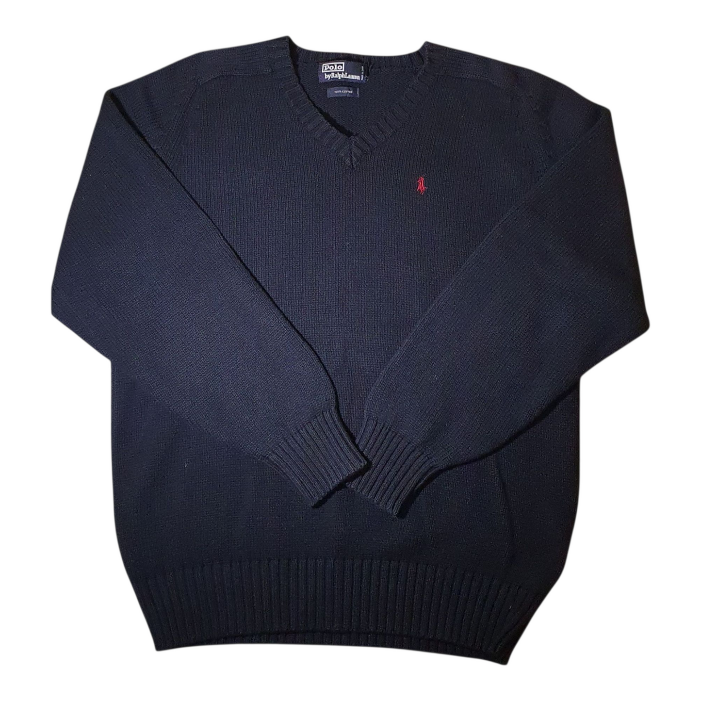 Polo Ralph Lauren férfi pulóver – L, sötétkék, kötött